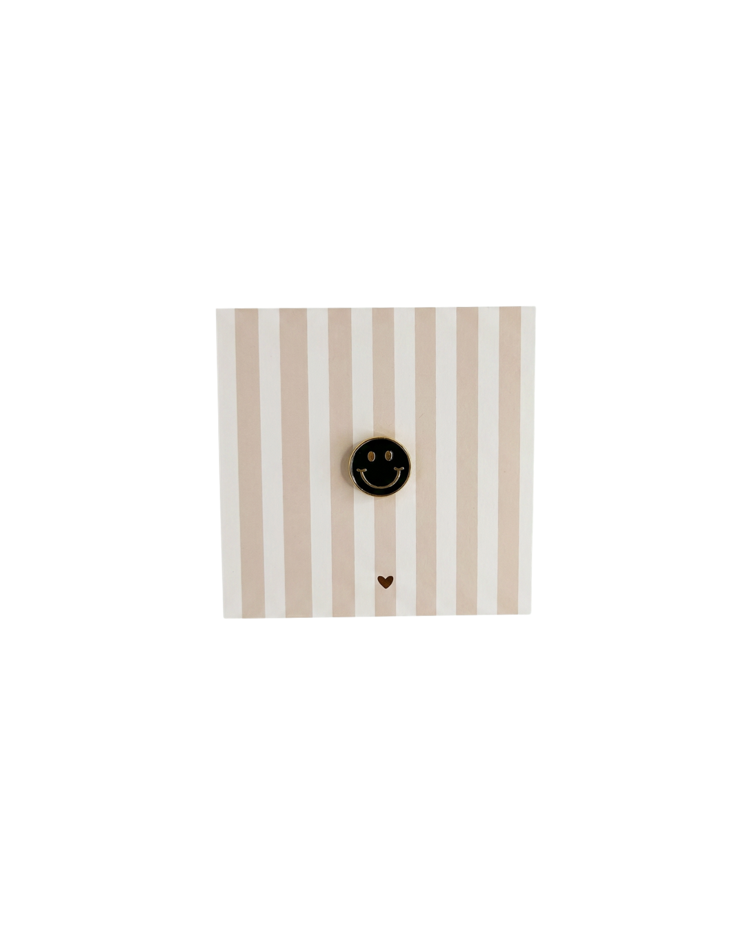 Mini pin | Smiley Zwart