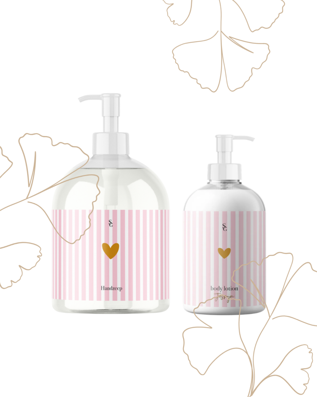 Moederdag cadeauset | Pink Stripe Care