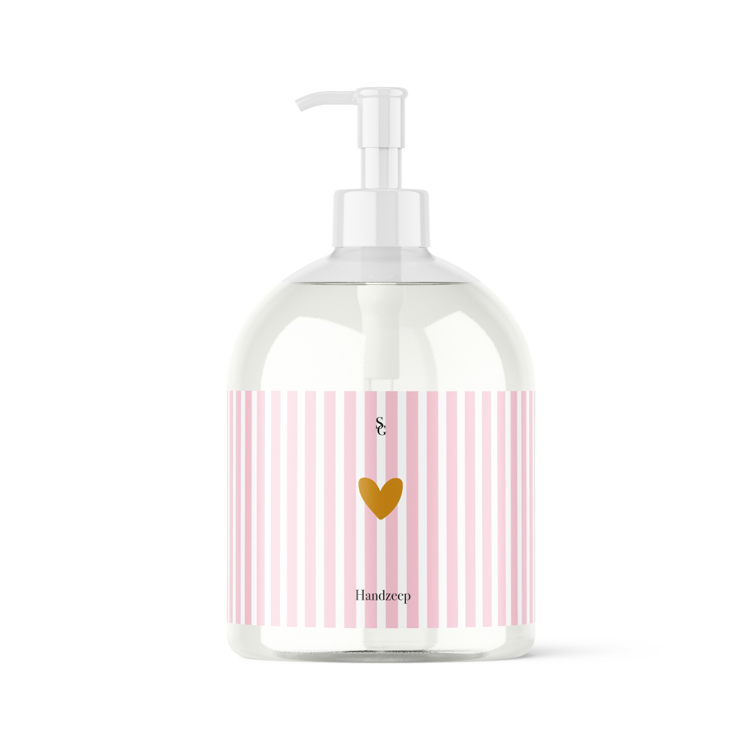 Handzeep | Pink Stripes 500 ml