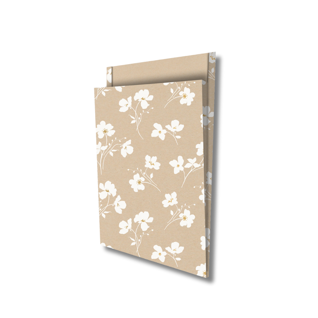 Cadeauzakjes Kraft Flowers | Large