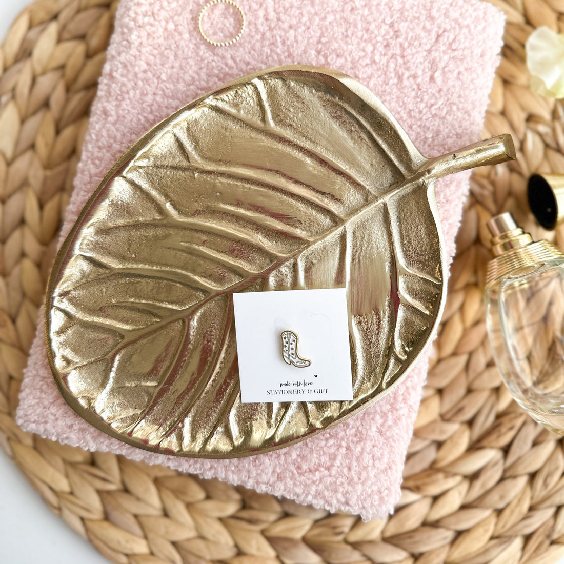 Pin/Broche | Mini Cowboy Boot Wit