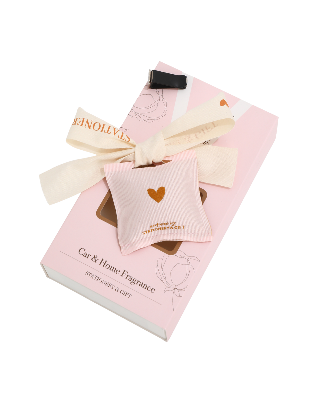 Autoparfum_Luchtverfrisser_Pink_Roze_Hart_-_Stationery_Gift