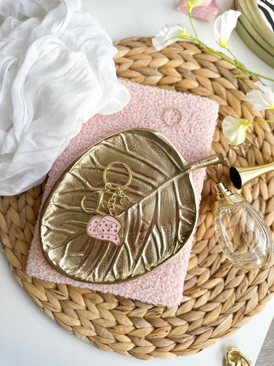 Sleutelhanger | Cowgirl Hoed | Roze