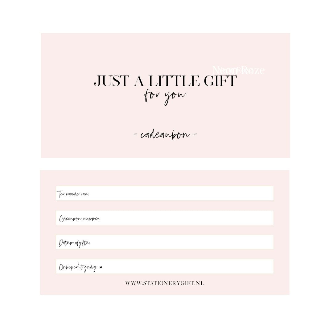 Stationery & Gift Cadeaubon