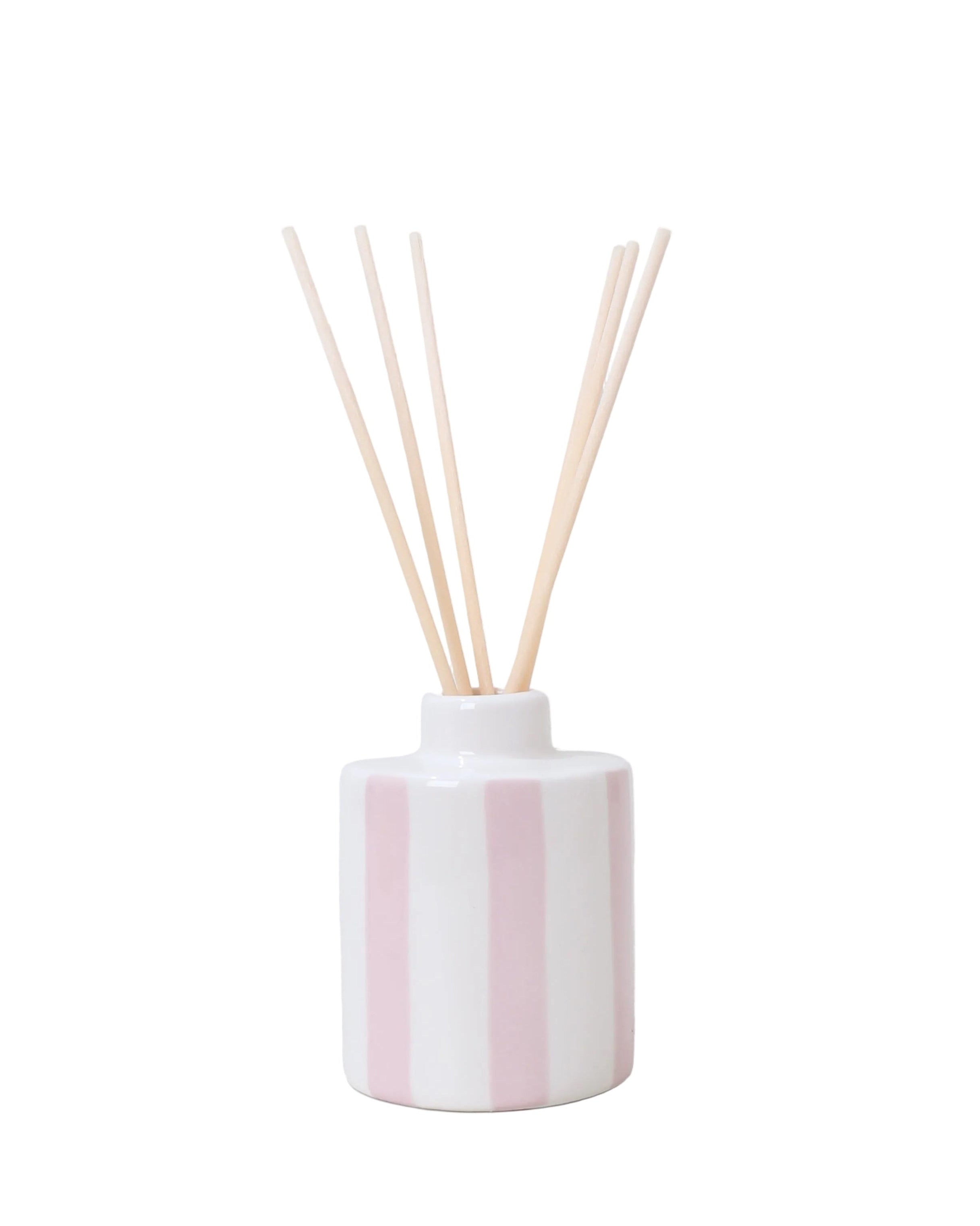 Geurstokjes Roze Streep - Geurstokje - Luchtverfrisser Pink Stripe - Stationery & Gift