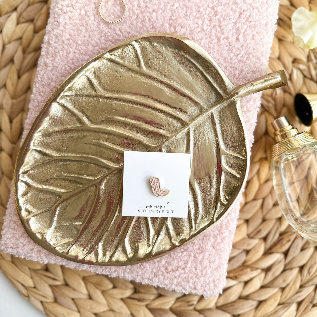 Pin | Mini Cowboy Boot Roze