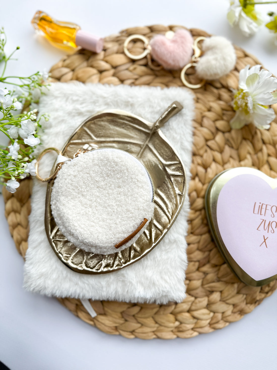 Portomoneetje | Teddy Off White