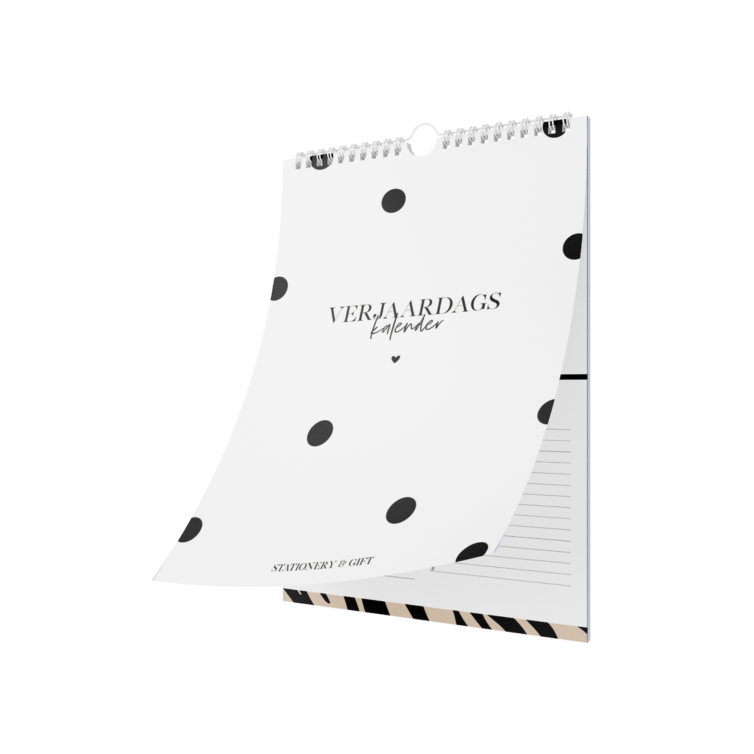Verjaardagskalender | Zwart Stip