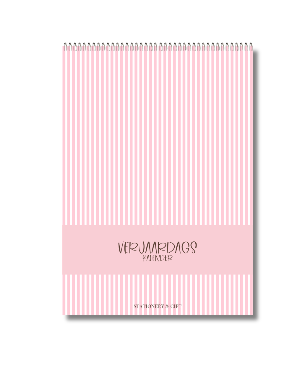 Verjaardagskalender | Pink Stripes