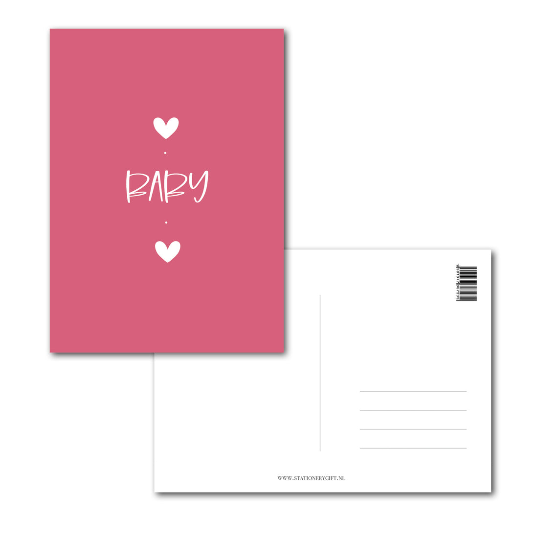 Kaart | Baby | Hot PInk