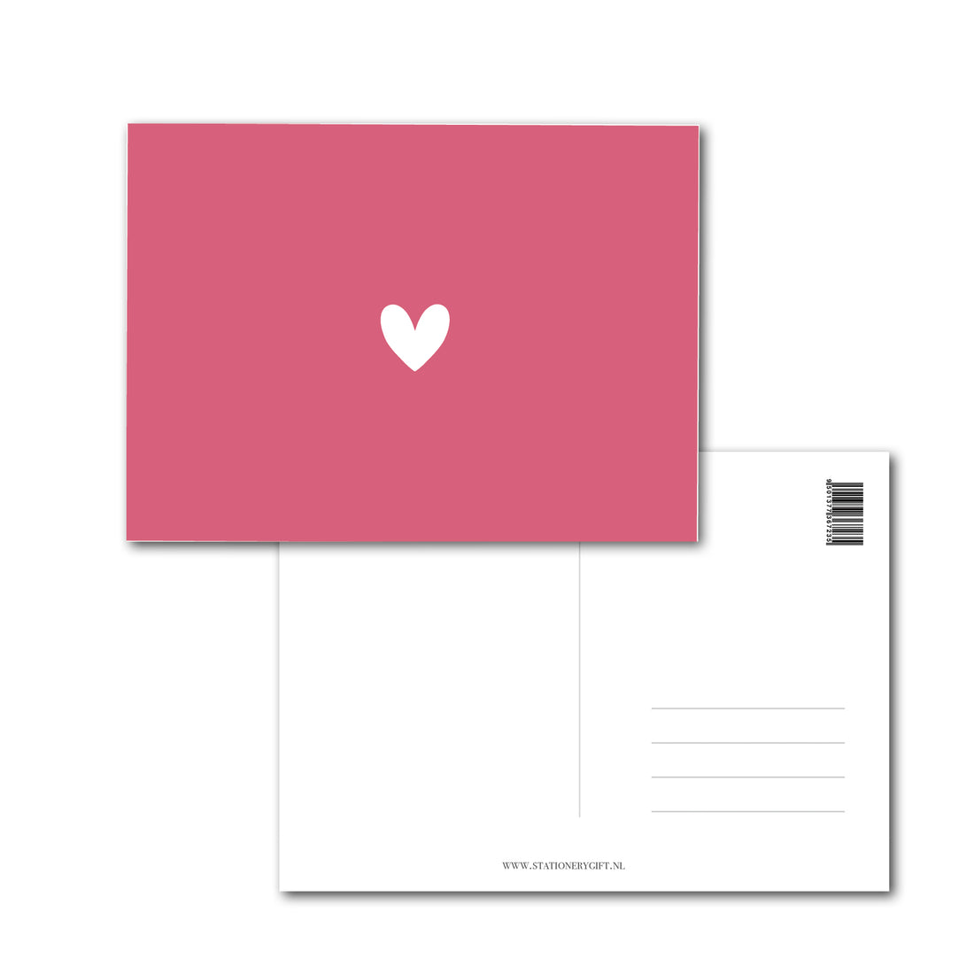 Kaart | Hartje Hot Pink