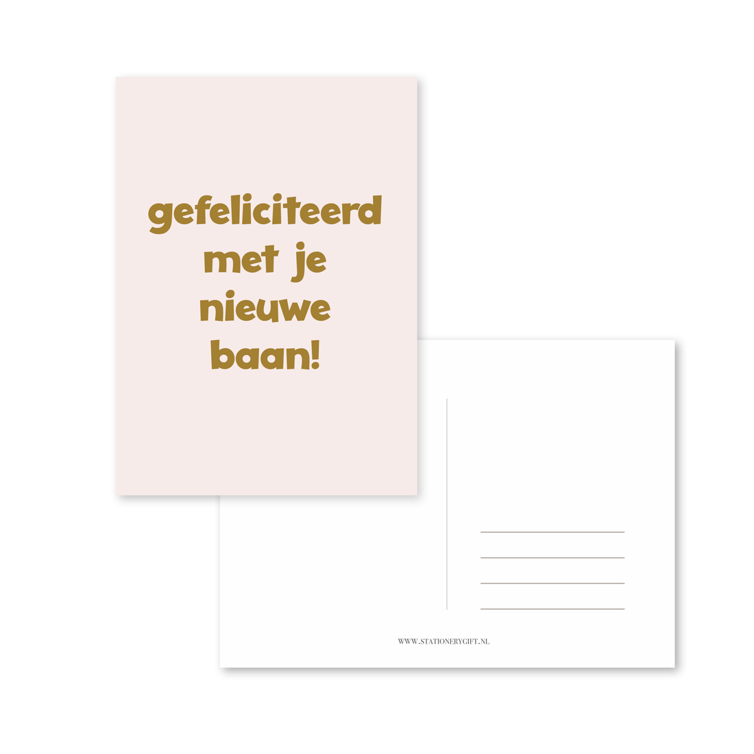 Kaart | Gefeliciteerd met je nieuwe baan!