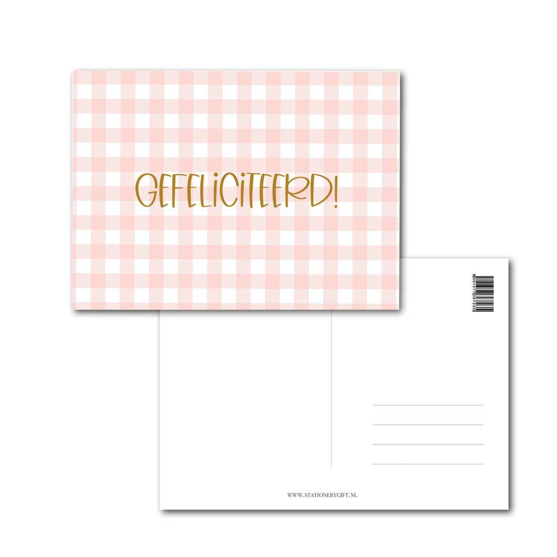 Kaart | Gefeliciteerd! | Pink Checkers