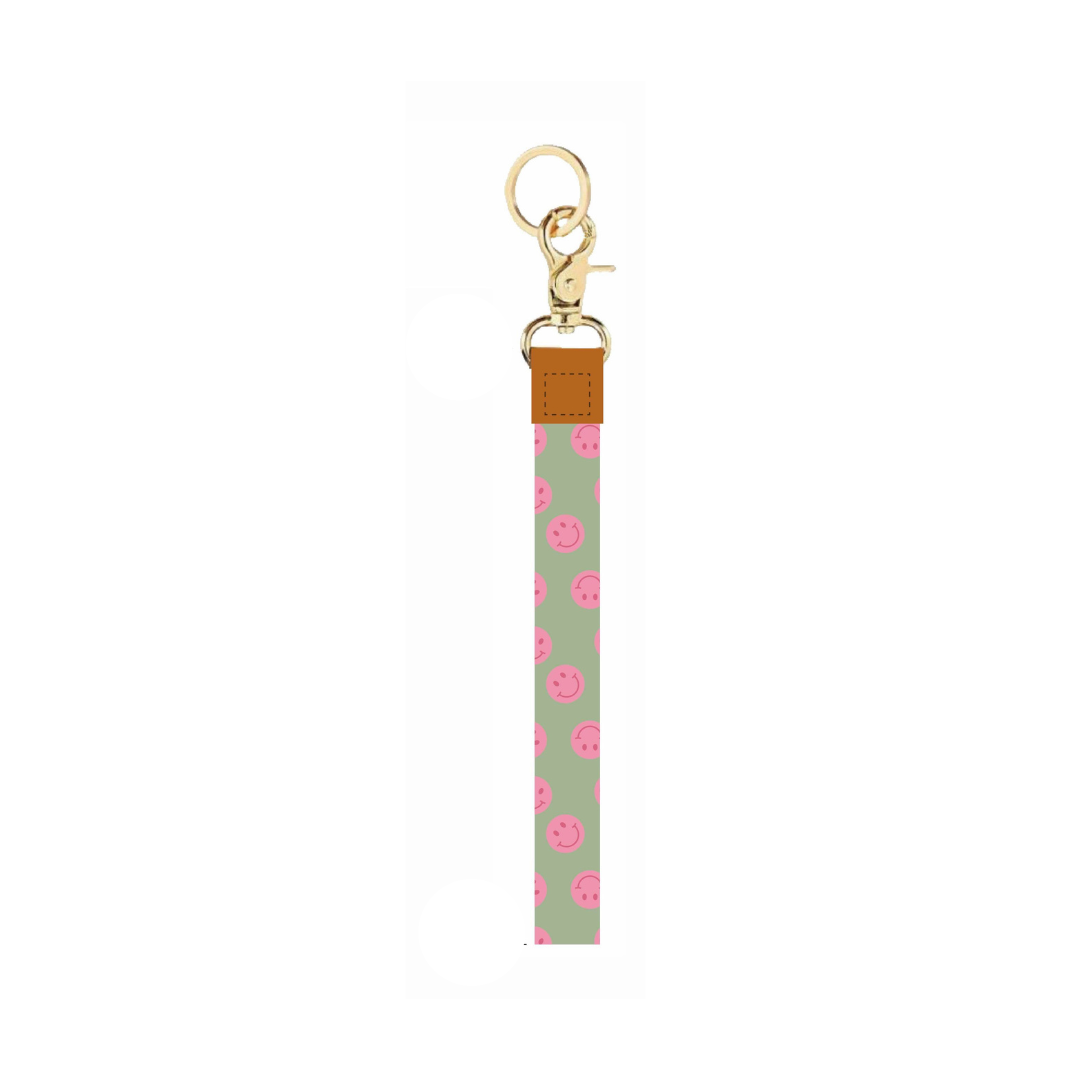 Keycord | Sage green & Pink