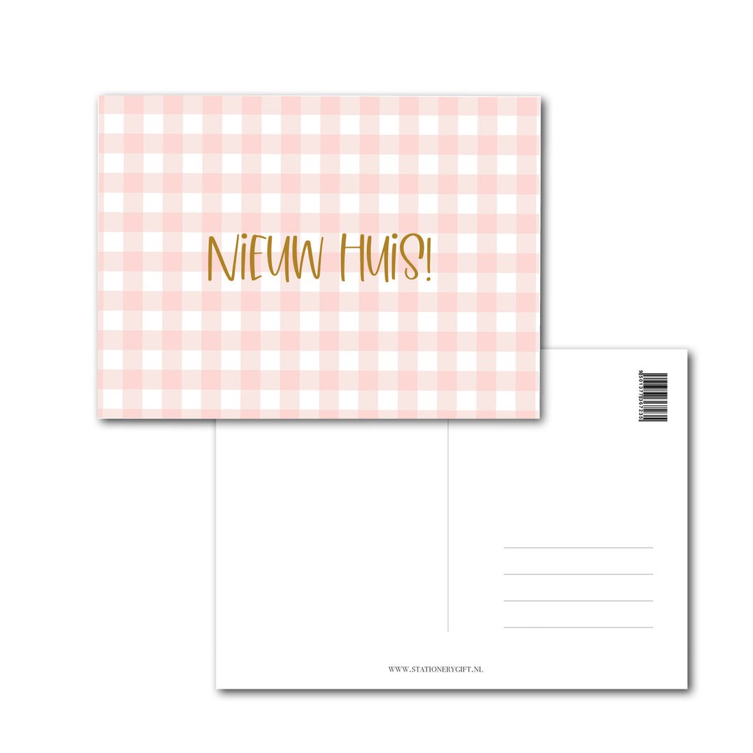 Kaart | Nieuw huis! | Pink Checkers