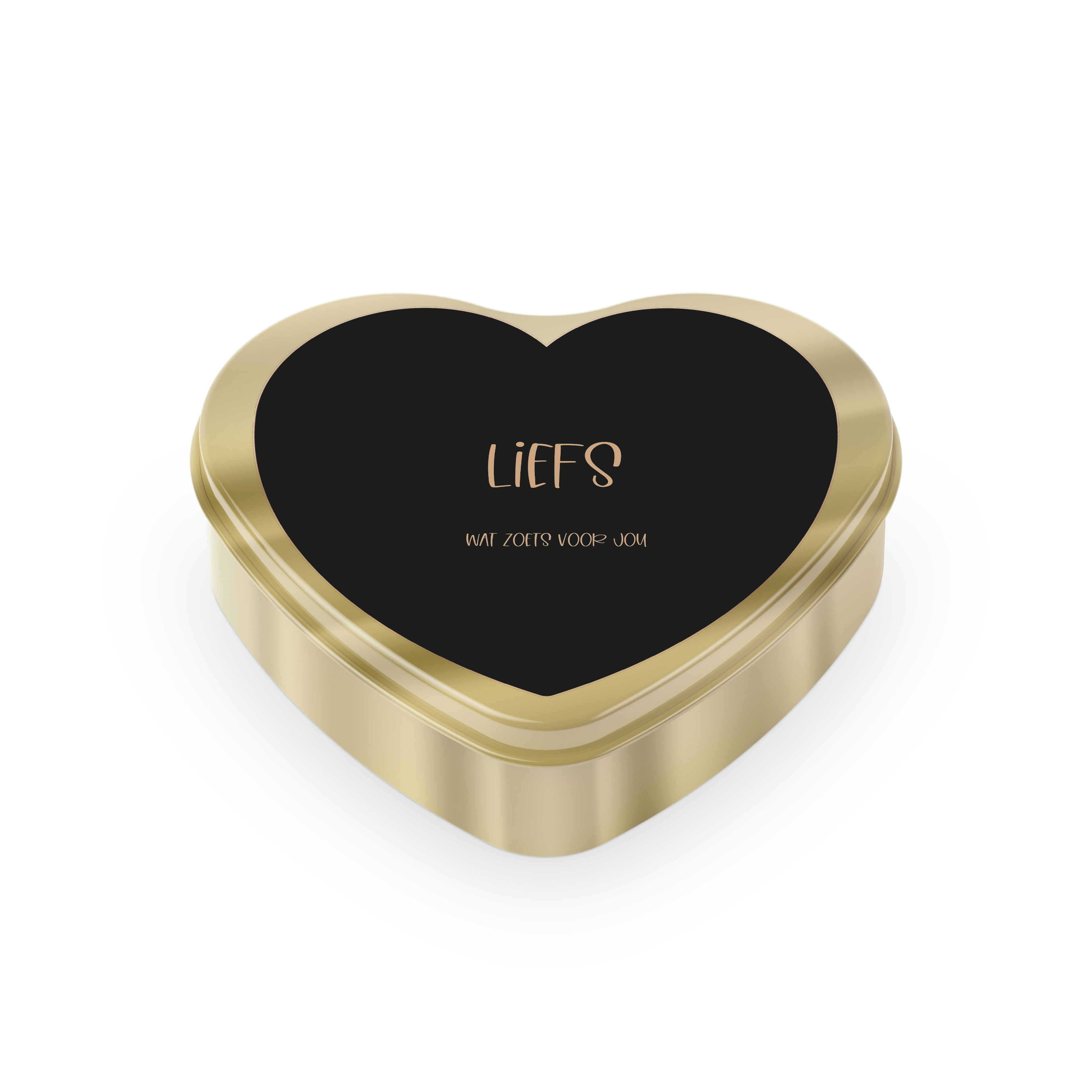 Gouden Hart | Liefs ( zwart )