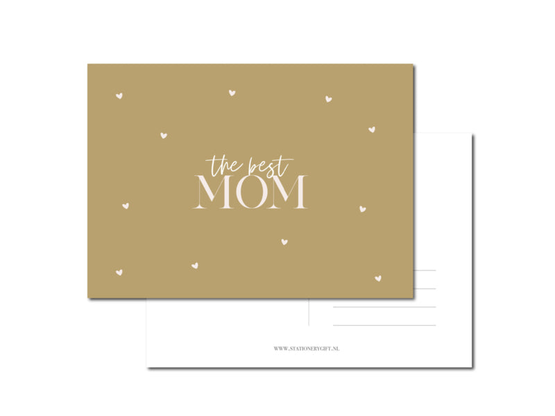 Kaart | The best mom | Brown