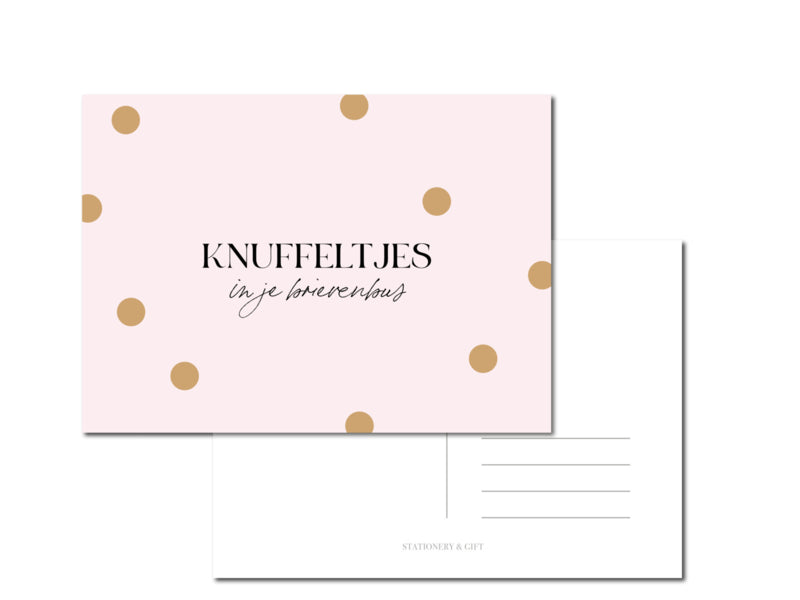 Kaart | Knuffeltjes in je brievenbus!