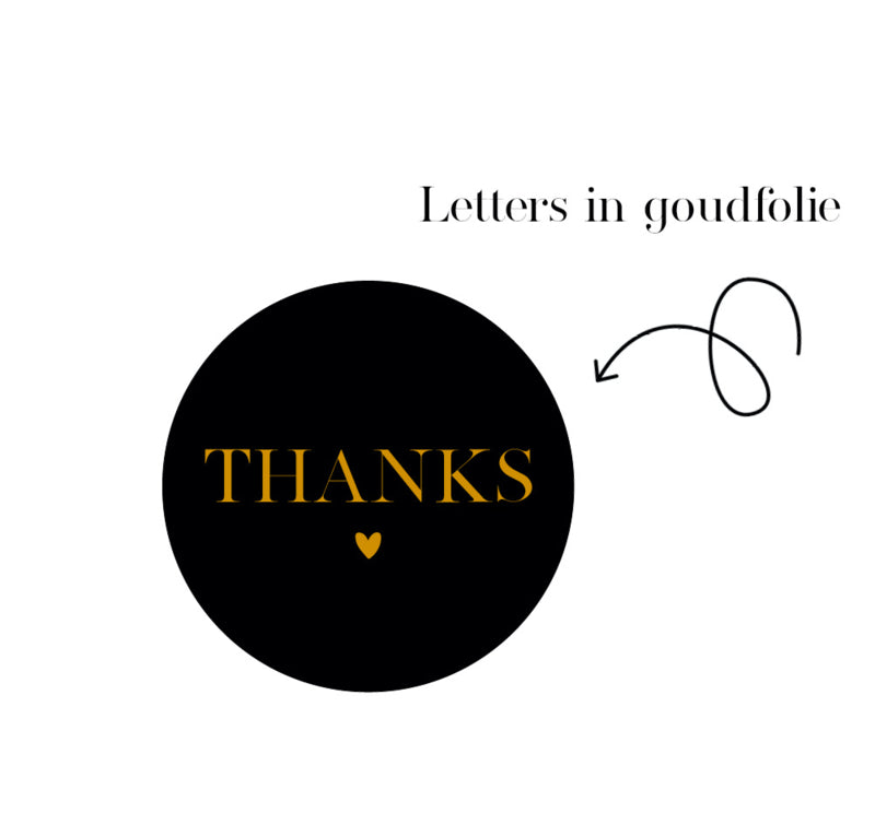 Stickers | Per 10 stuks | THANKS