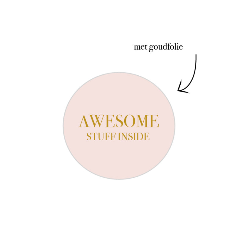 D O O S || Stickers | 500 stuks | Awesome stuff inside Roze