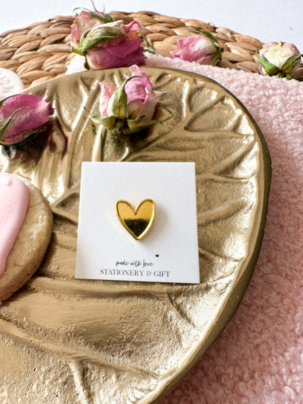 Pin | Mini hartje van goud