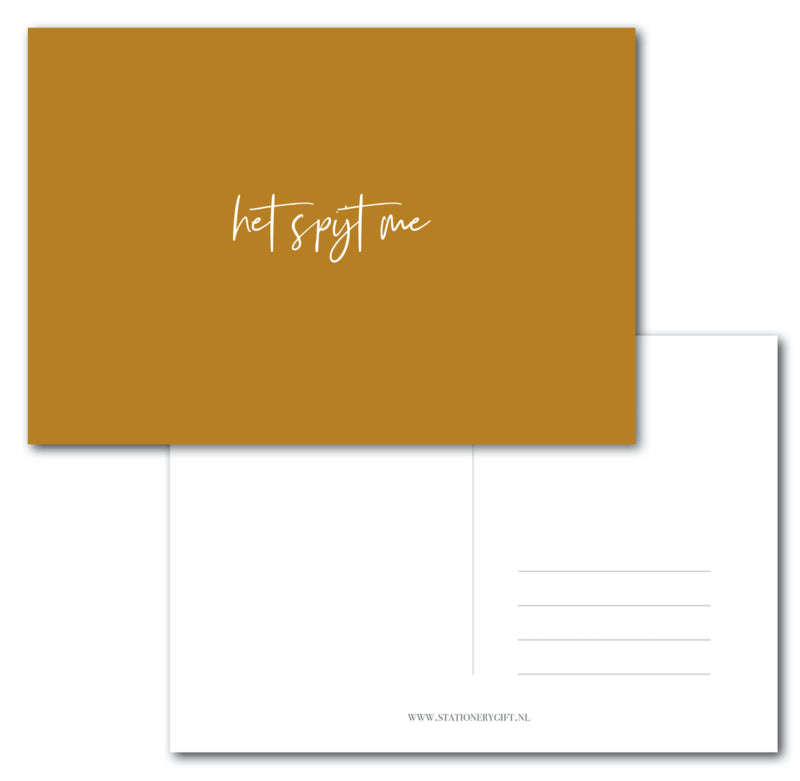 Kaart | het Spijt me