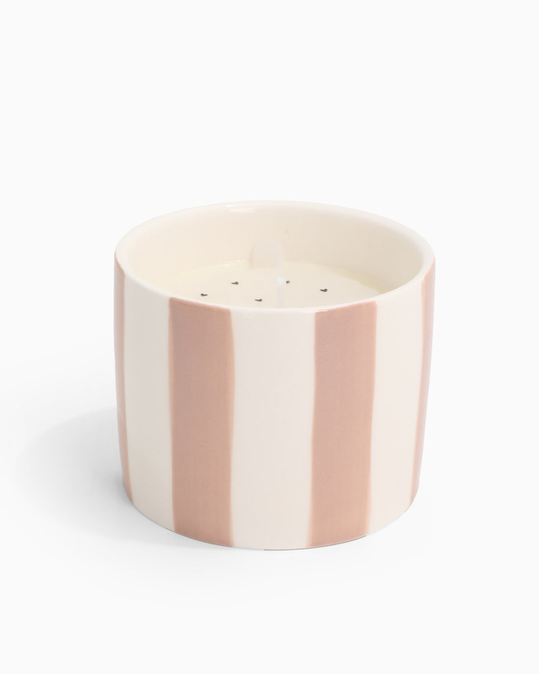 Geurkaars | Beige keramiek