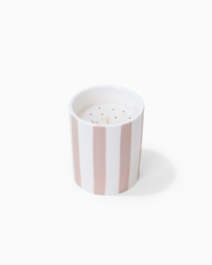 Geurkaars | Beige keramiek