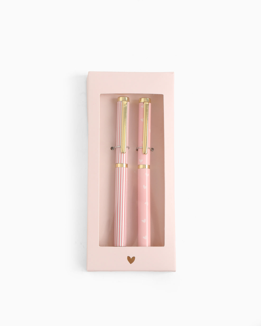 Pennenset | Pink Stripes & Hearts
