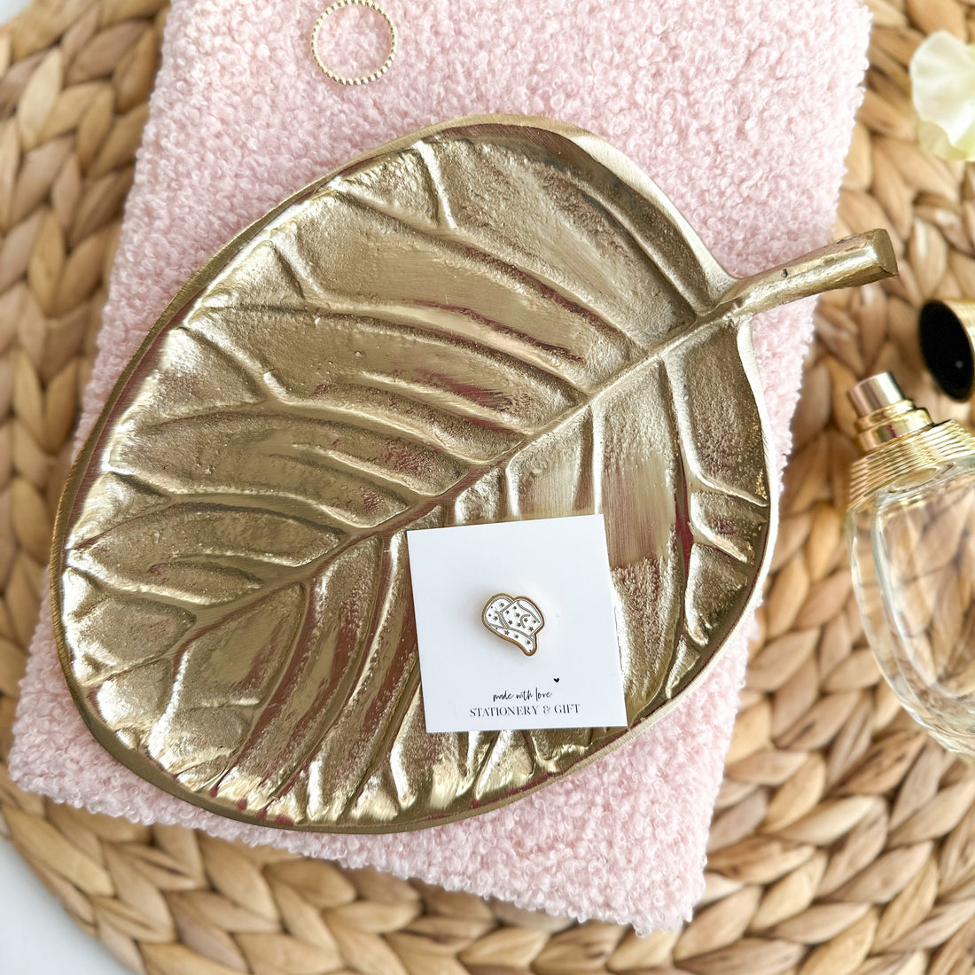 Pin/Broche | Mini Cowboy Hoed Wit