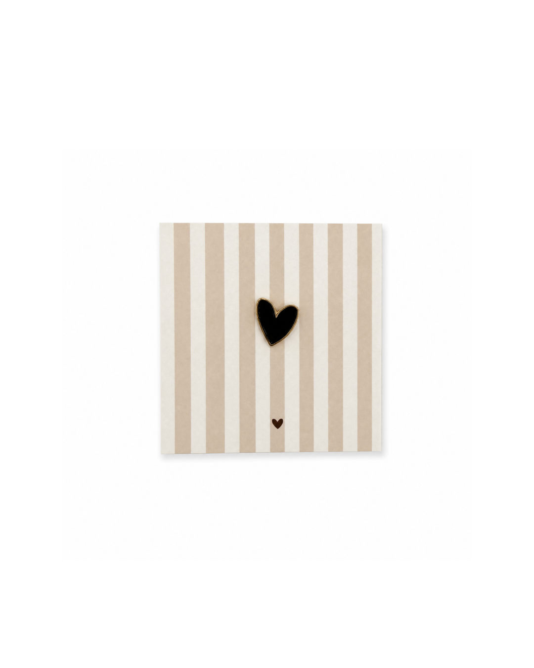 Mini pin | Hartje zwart