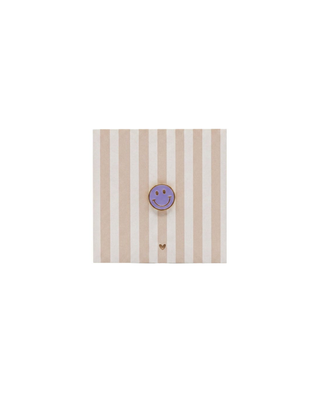 Mini pin | Smiley Lila