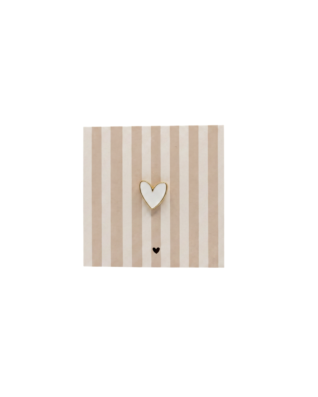 Mini Pin |  Hartje wit