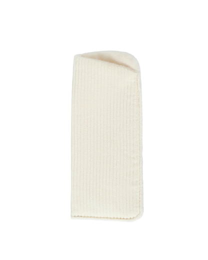 Brillenhoesje Vanille Rib - Off White - Ecru - Stationery &amp; Gift