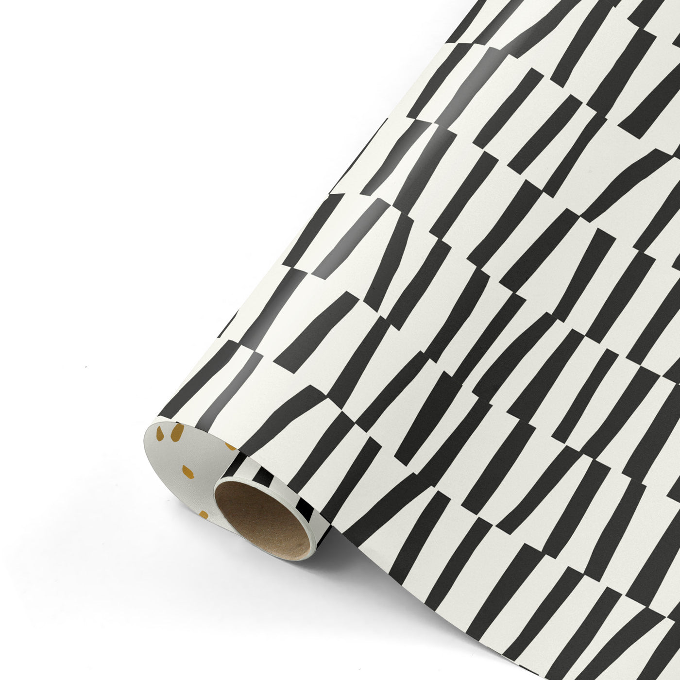 Cadeaupapier 3 mtr rol | Black Stripes