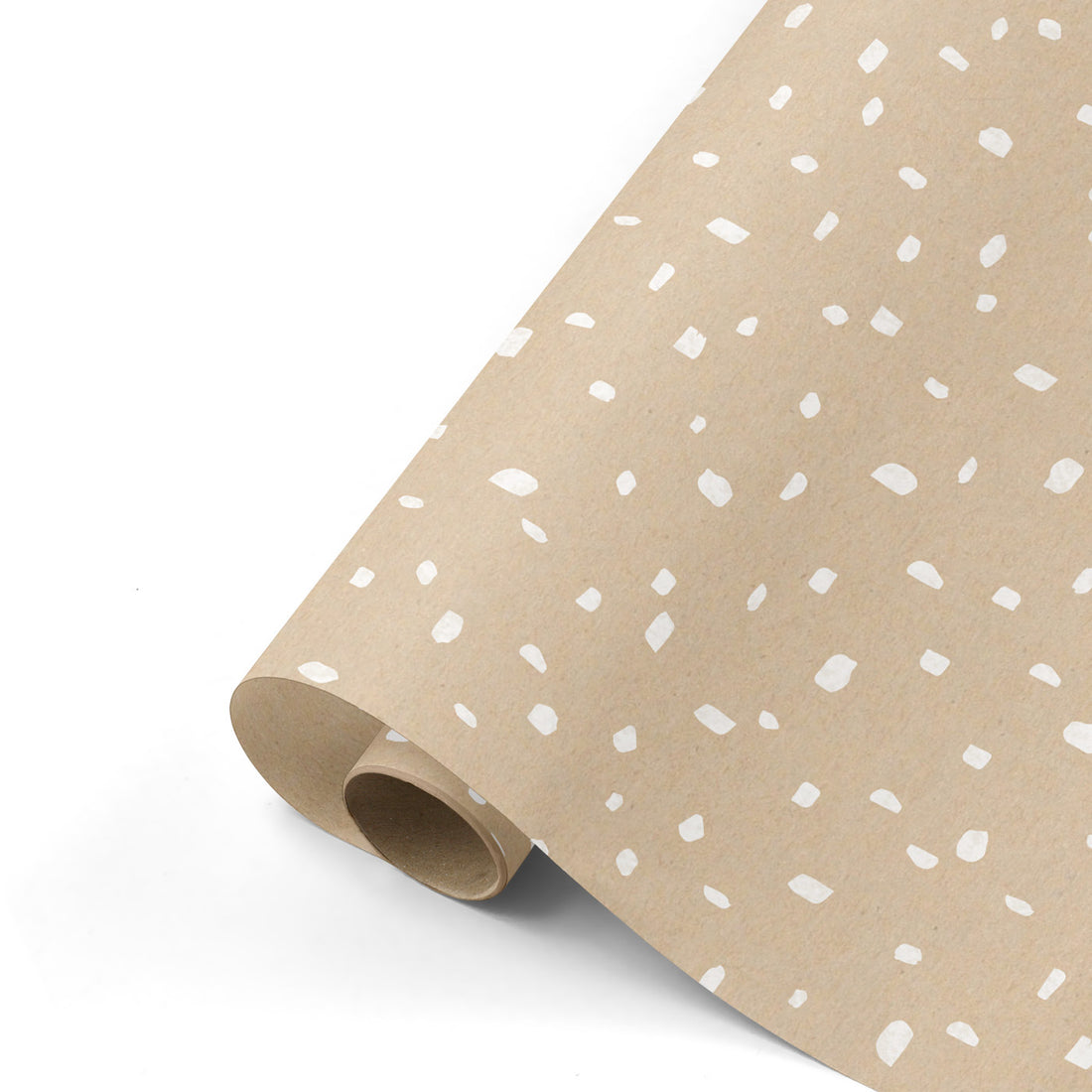 Gift wrapping paper 3 m roll | Kraft Dots