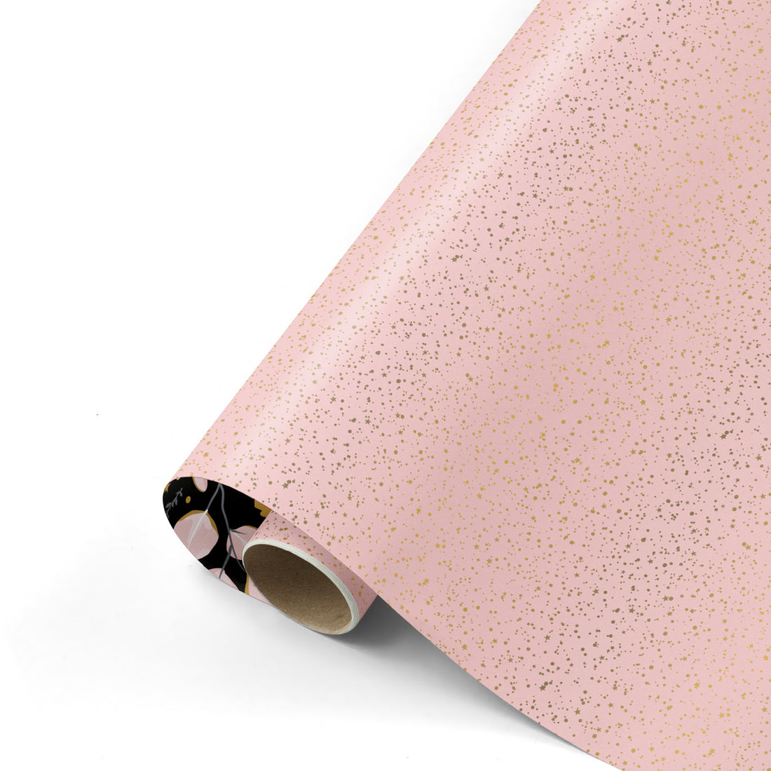 Gift wrapping paper 3 m roll | Stars Gold