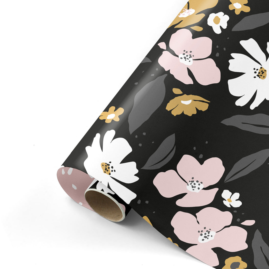 Gift wrapping paper 3 m roll | Flowers