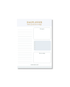 Dagplanner - Notitieblok planner - Ijs blauw - Stationery & Gift 