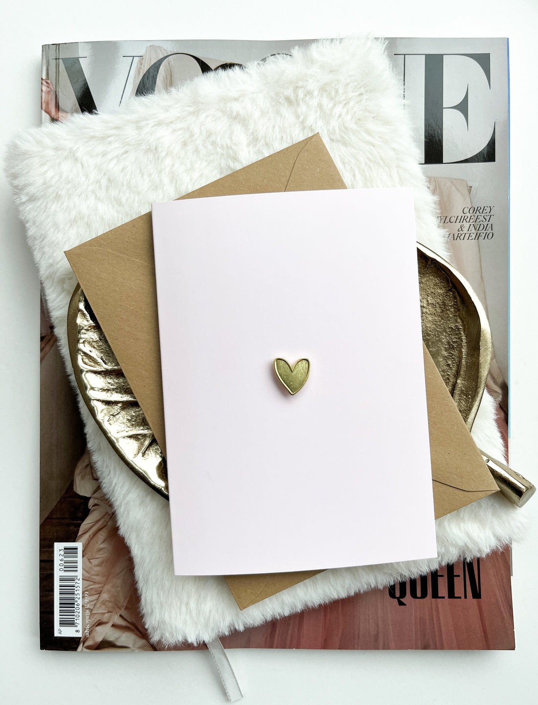 Dubbele kaart | Just some love for you today! met Hartjes Pin &amp; Envelop