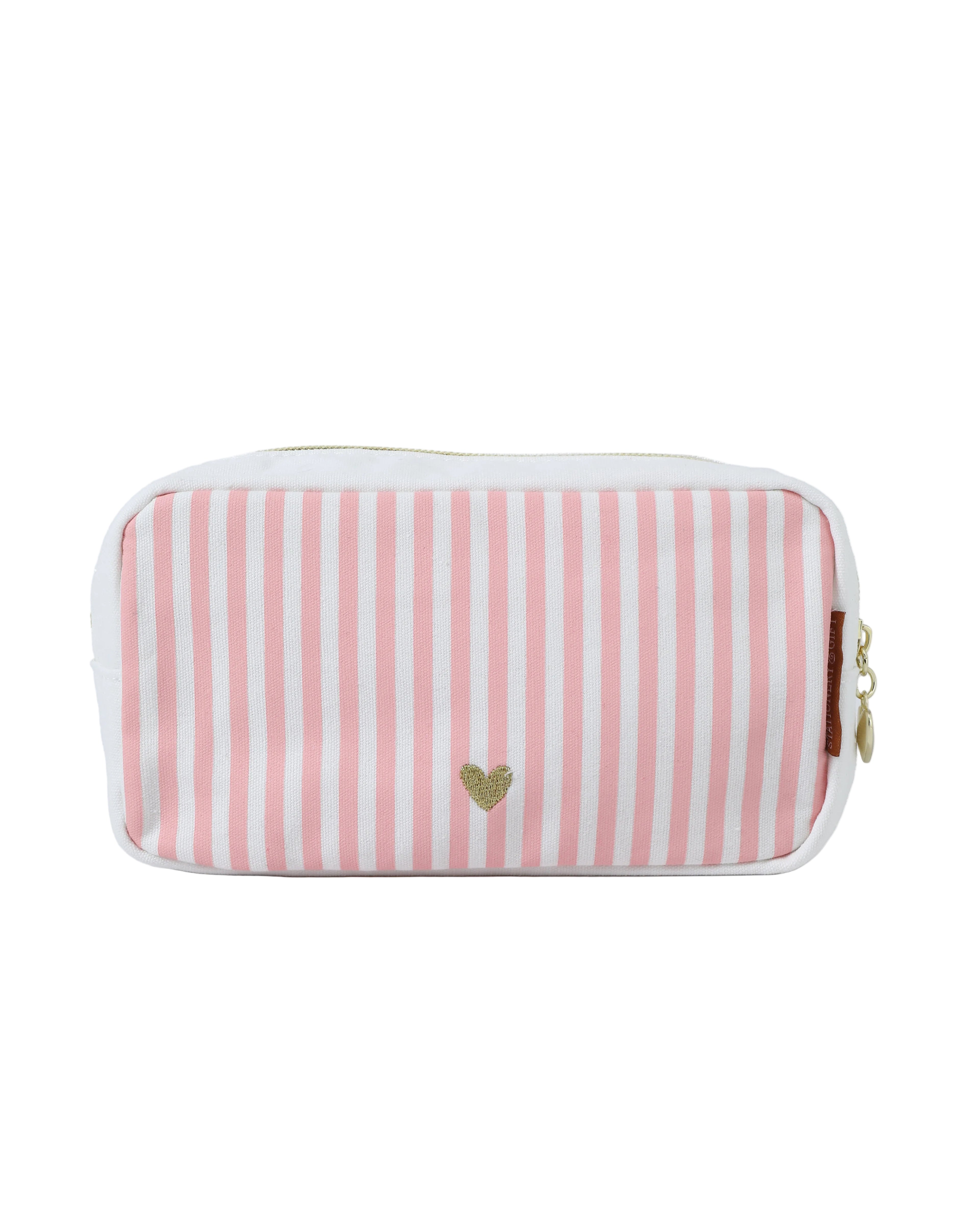 Etui Roze streep - Cosmetic Bag Pink stripe - Stationery &amp; Gift