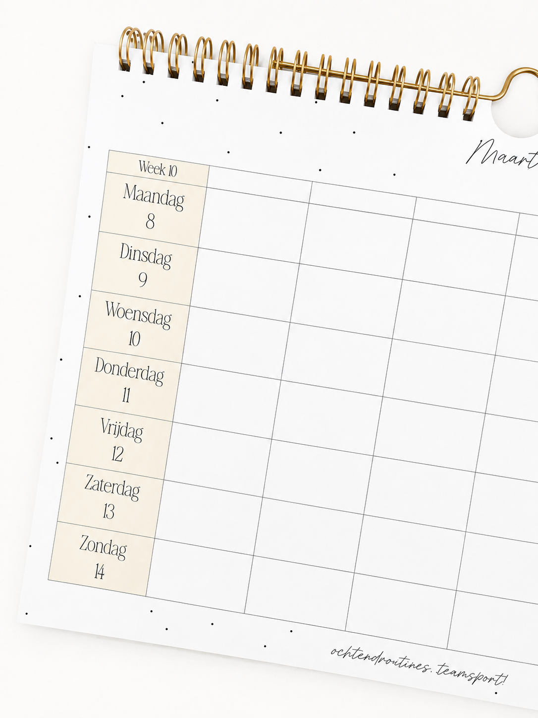 Familieplanner 2027 | Gouden Hartjes