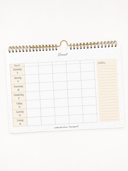 PRE ORDER // Familieplanner 2027 | Gouden Hartjes