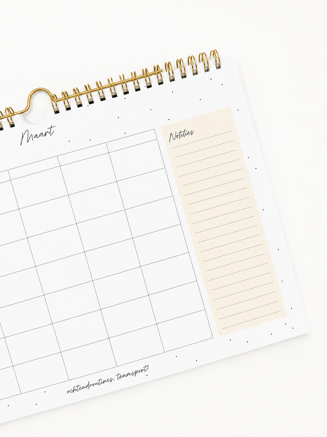 PRE ORDER // Familieplanner 2027 | Gouden Hartjes