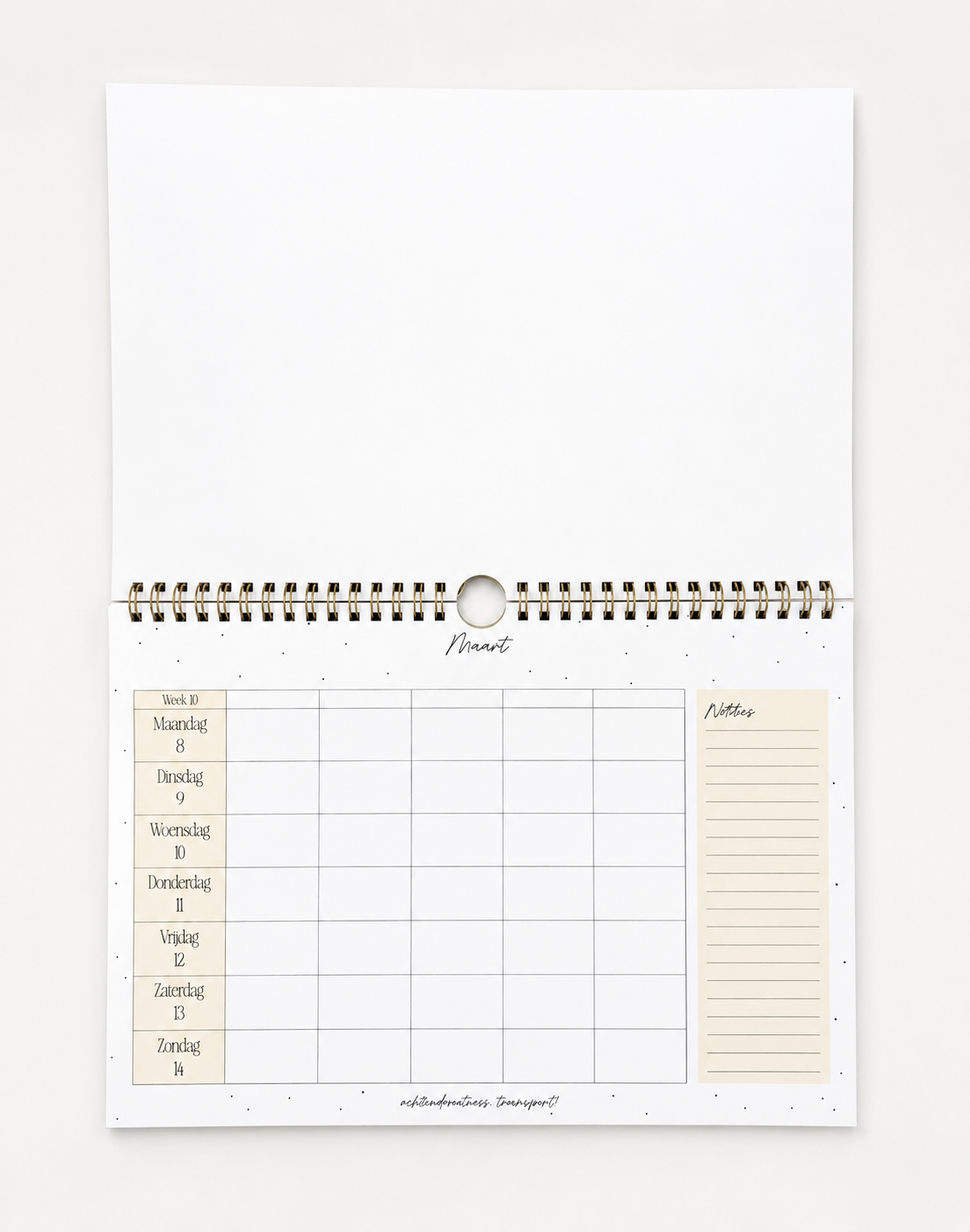 PRE ORDER // Familieplanner 2027 | Gouden Hartjes