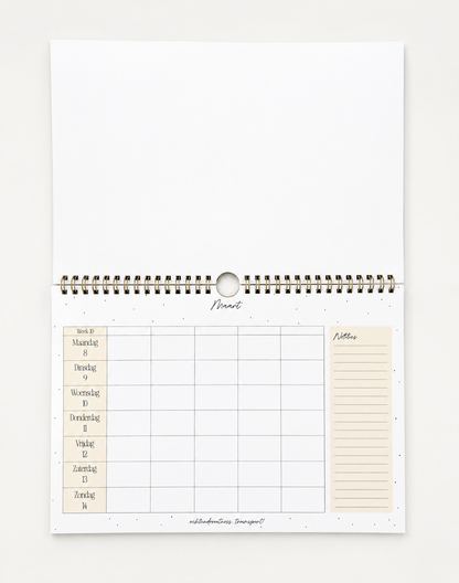 PRE ORDER // Familieplanner 2027 | Gouden Hartjes
