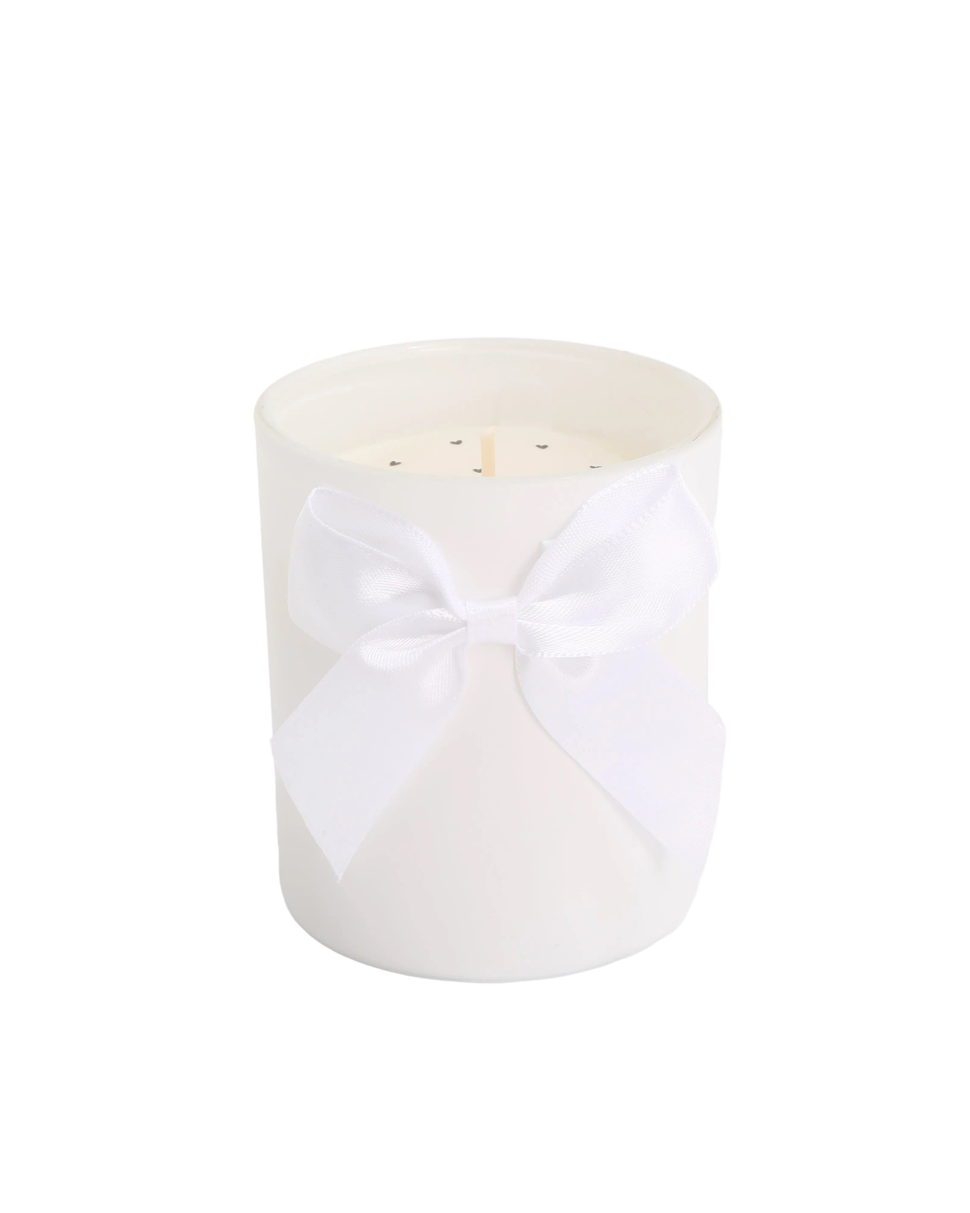 Geurkaars strik wit - kaars strikje - Stationery &amp; Gift