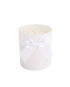 Geurkaars strik wit - kaars strikje - Stationery & Gift
