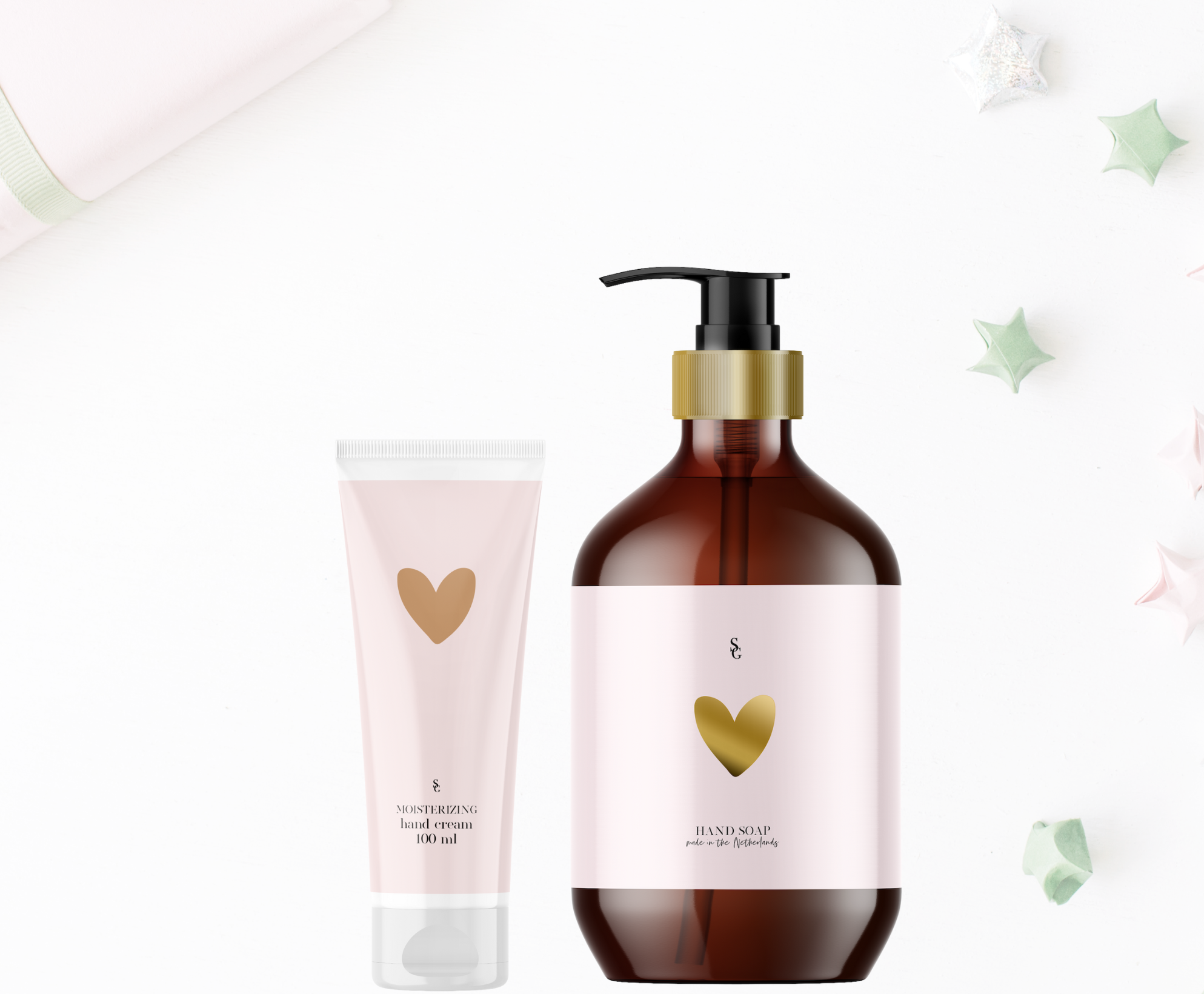 Gift set | Hand Soap &amp;amp; Hand Lotion | Pink LOVE