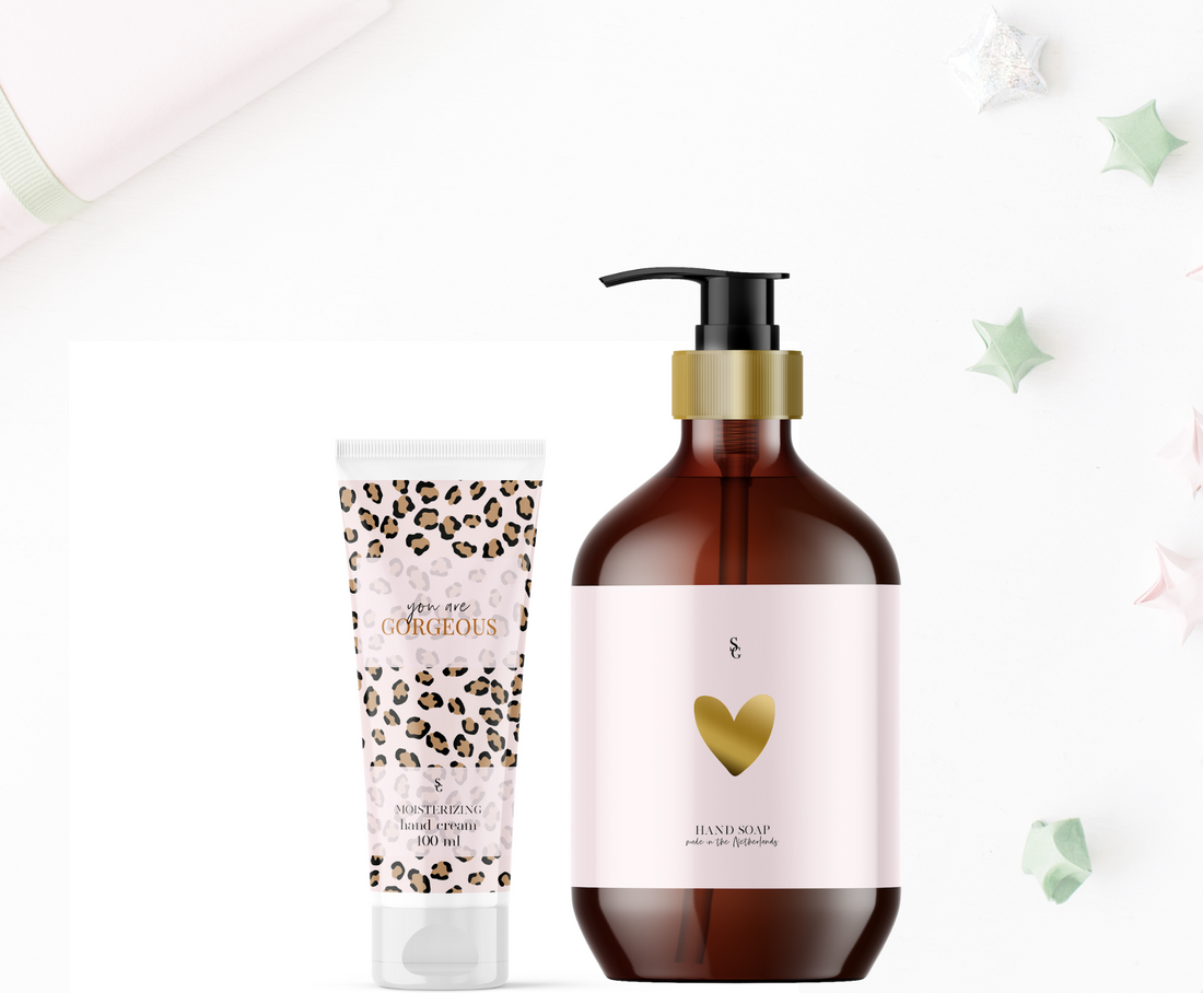 Gift set | Hand Soap &amp;amp; Hand Lotion | Spicy Pink